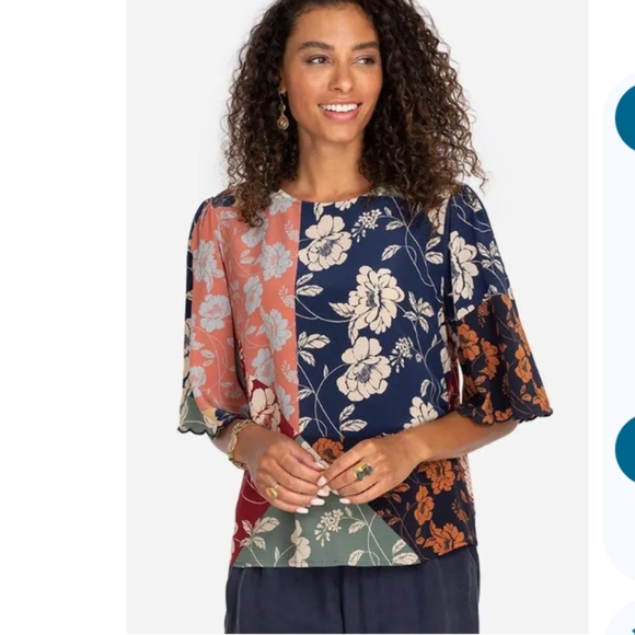 Johnny Was Alpha Easy Top - Picture 1 of 10